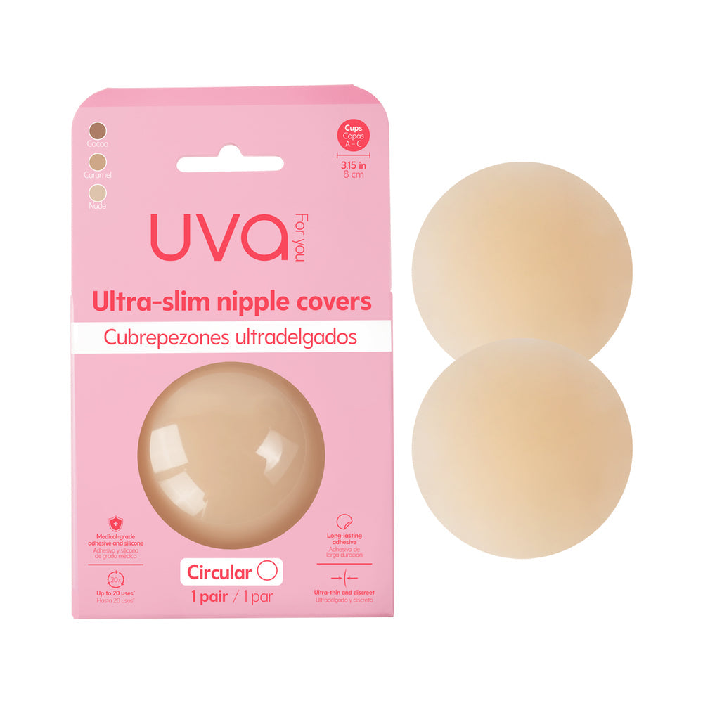 UVA Circular Nipple Covers - Nude