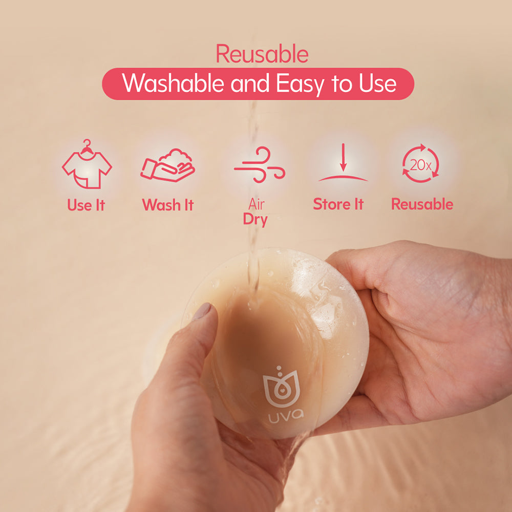 UVA Circular Nipple Covers - Nude