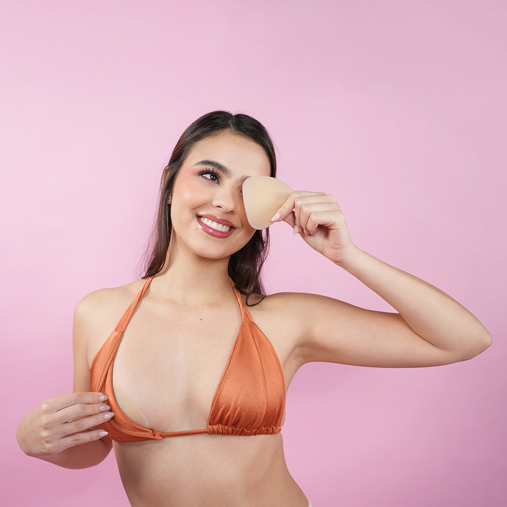UVA Triangular Nipple Covers Caramel for Discreet Style