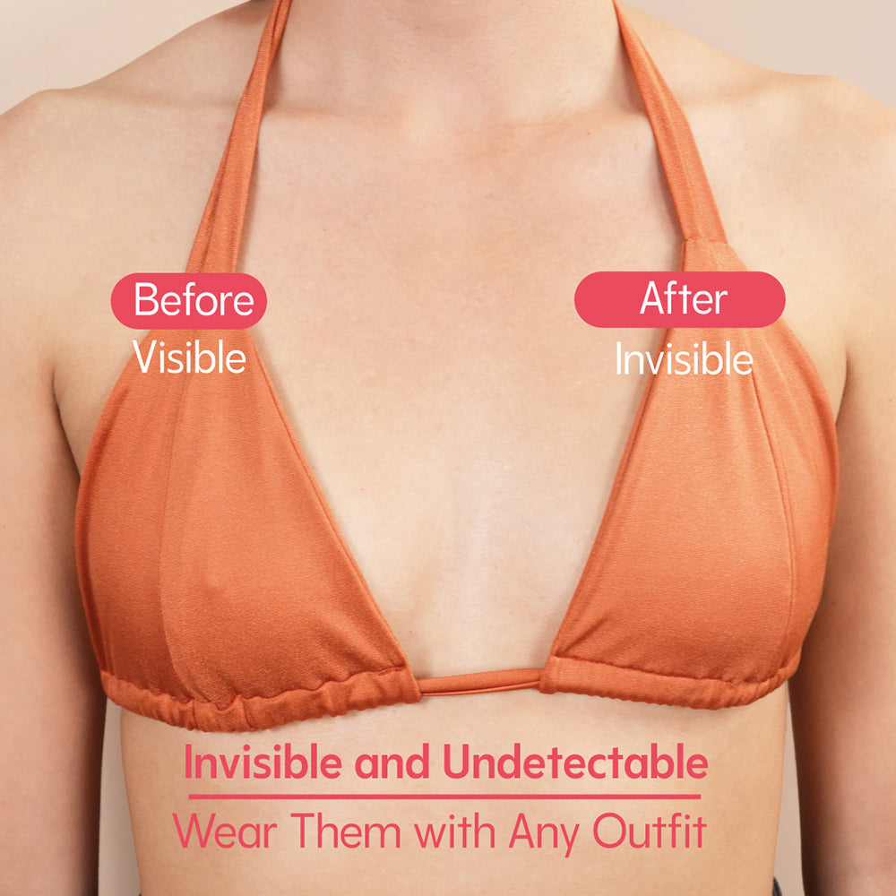 UVA Triangular Nipple Covers Caramel for Discreet Style