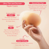 UVA Circular Nipple Covers - Caramel