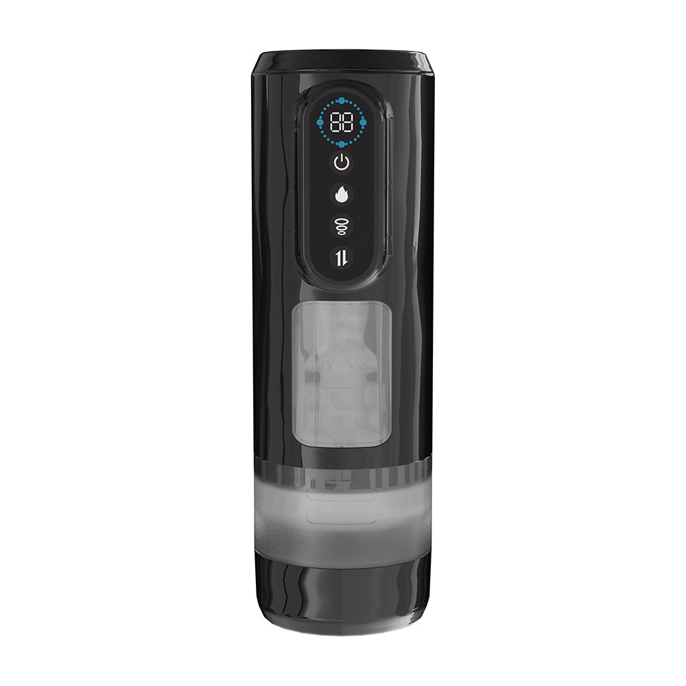 PUMPED Sensurge Automatic Rechargeable Heating Suction Masturbator Black