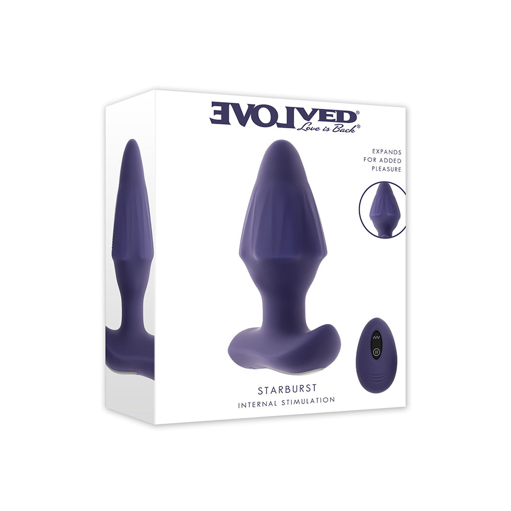 Evolved Starburst Expandable Anal Plug