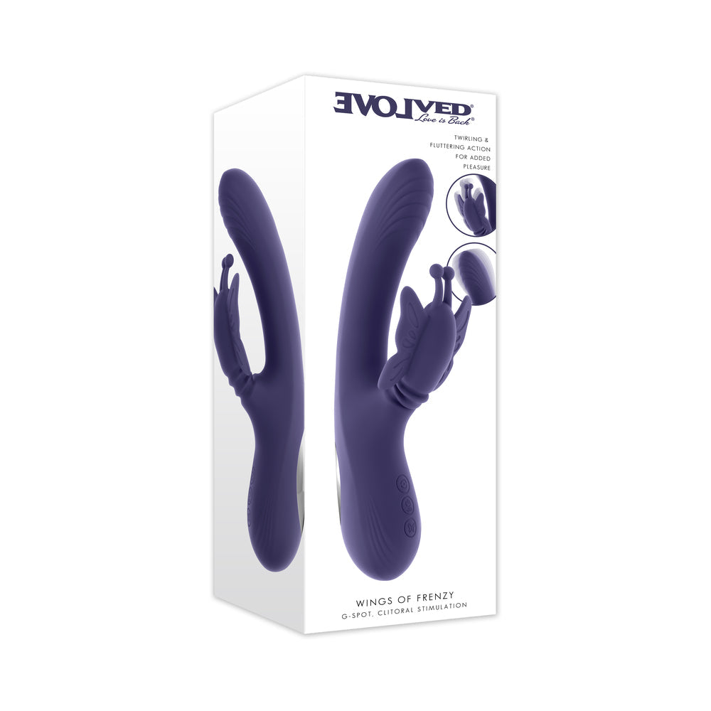 Evolved Wings Of Frenzy Thrusting Butterfly Dual Stimulator
