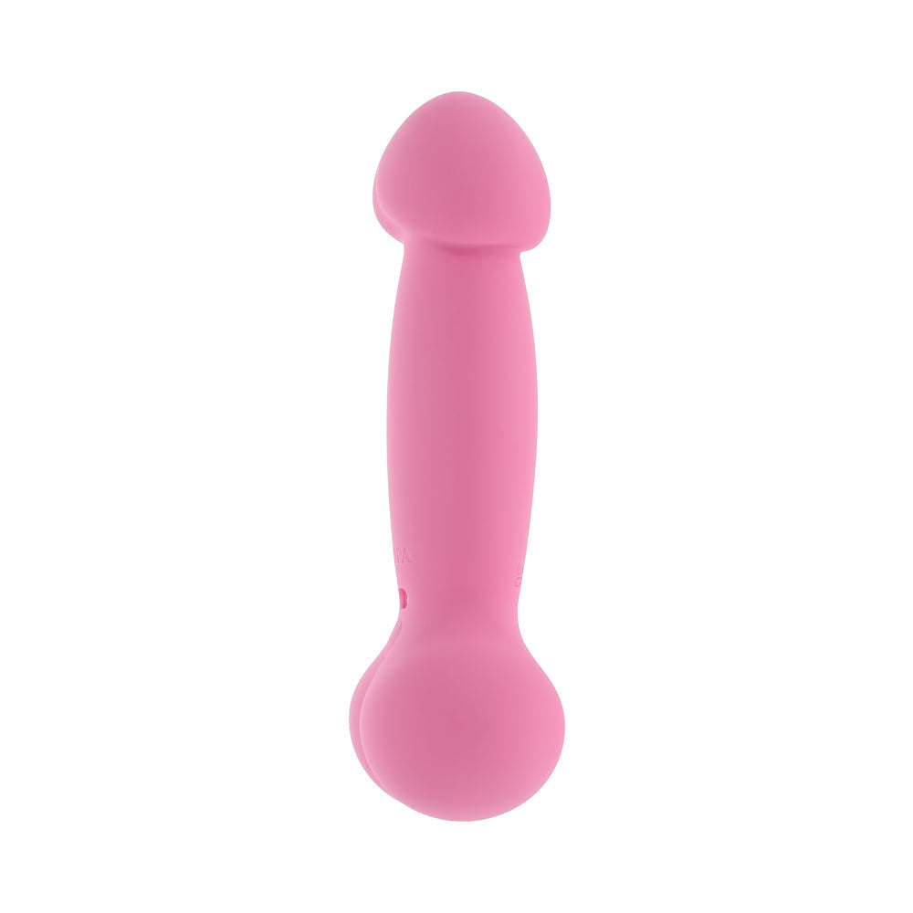 Selopa A Bit Nutty Floppy Phallic Mini Vibrator Pink