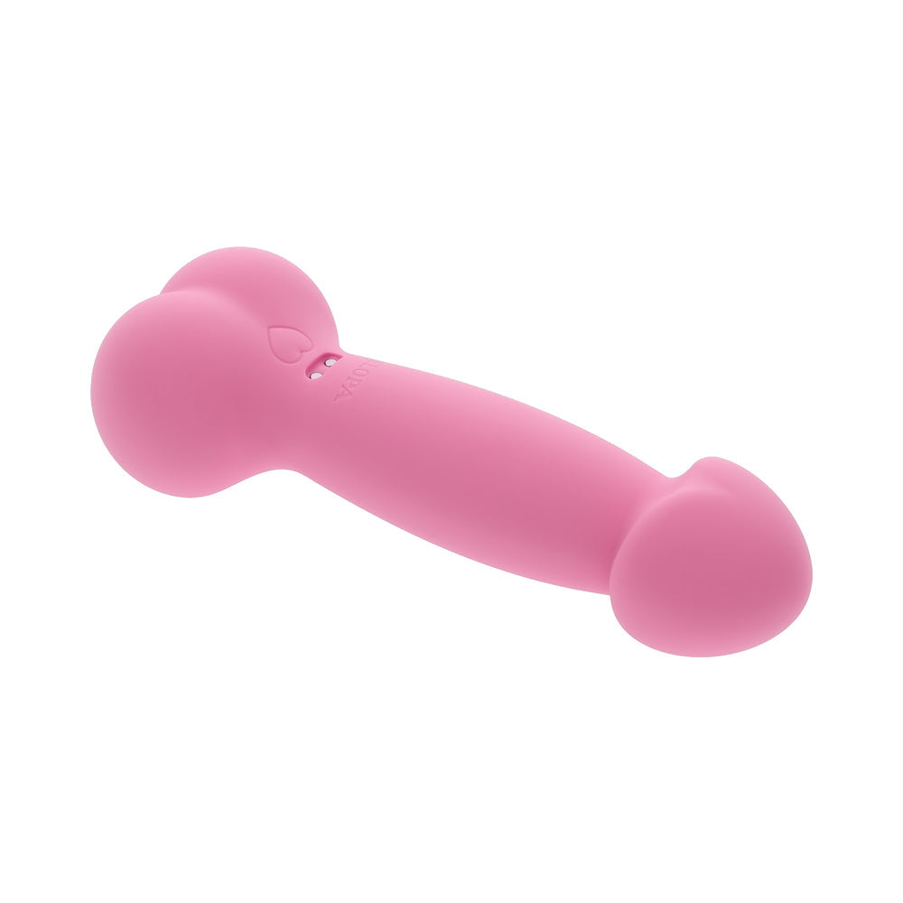 Selopa A Bit Nutty Floppy Phallic Mini Vibrator Pink