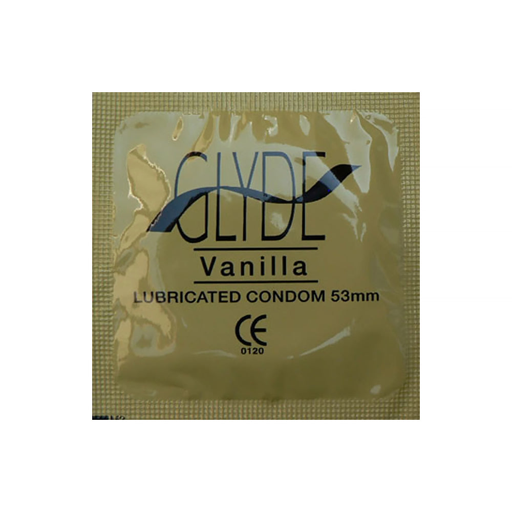 GLYDE Condom Vanilla 12-Count for Safe Pleasure
