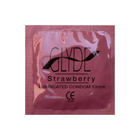GLYDE Condom Strawberry 12-Count
