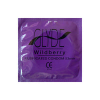 GLYDE Wildberry Condom - 12 Count