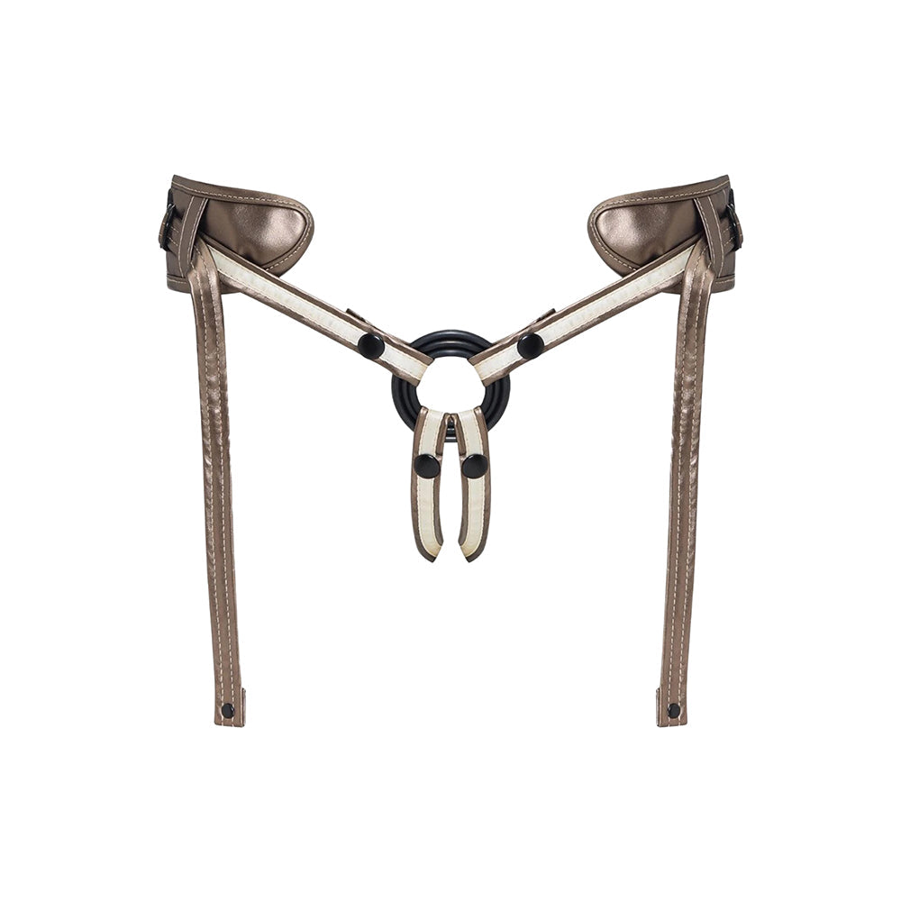 Strap-On-Me Leatherette Harness - Desirous