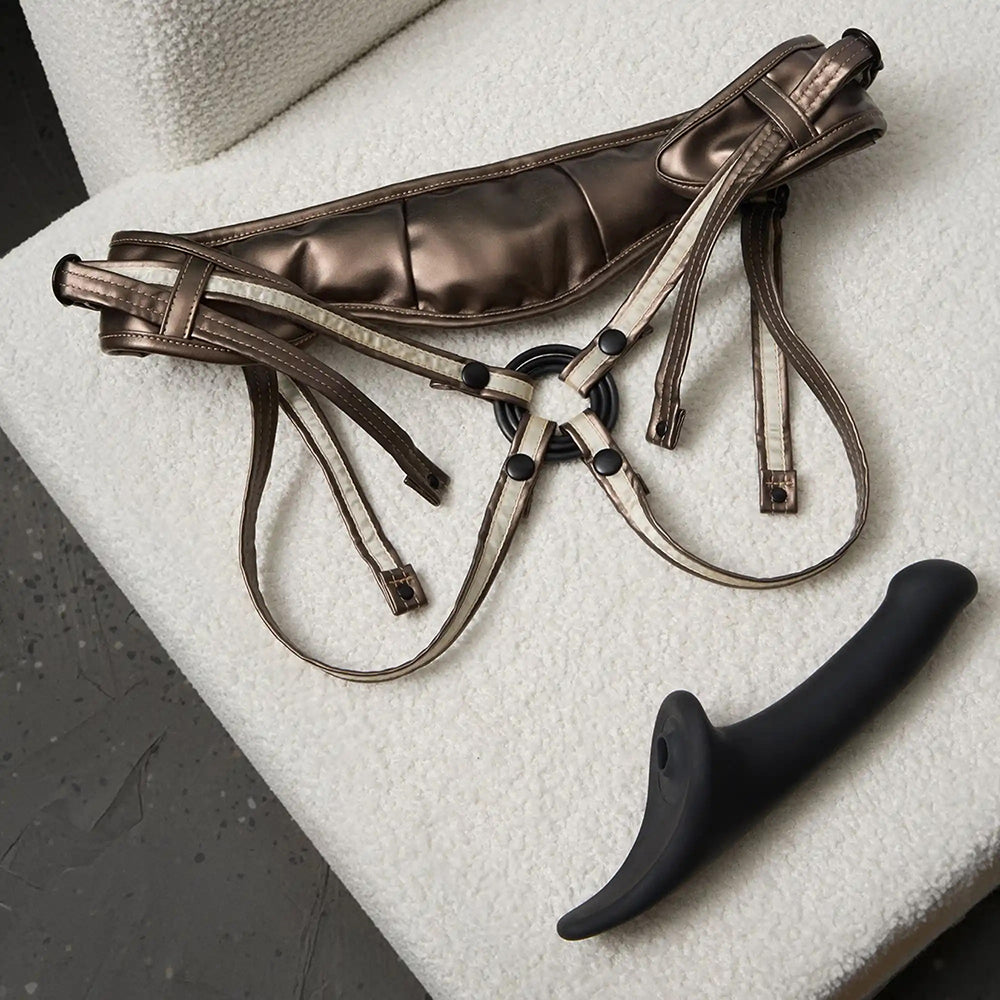 Strap-On-Me Leatherette Harness - Desirous