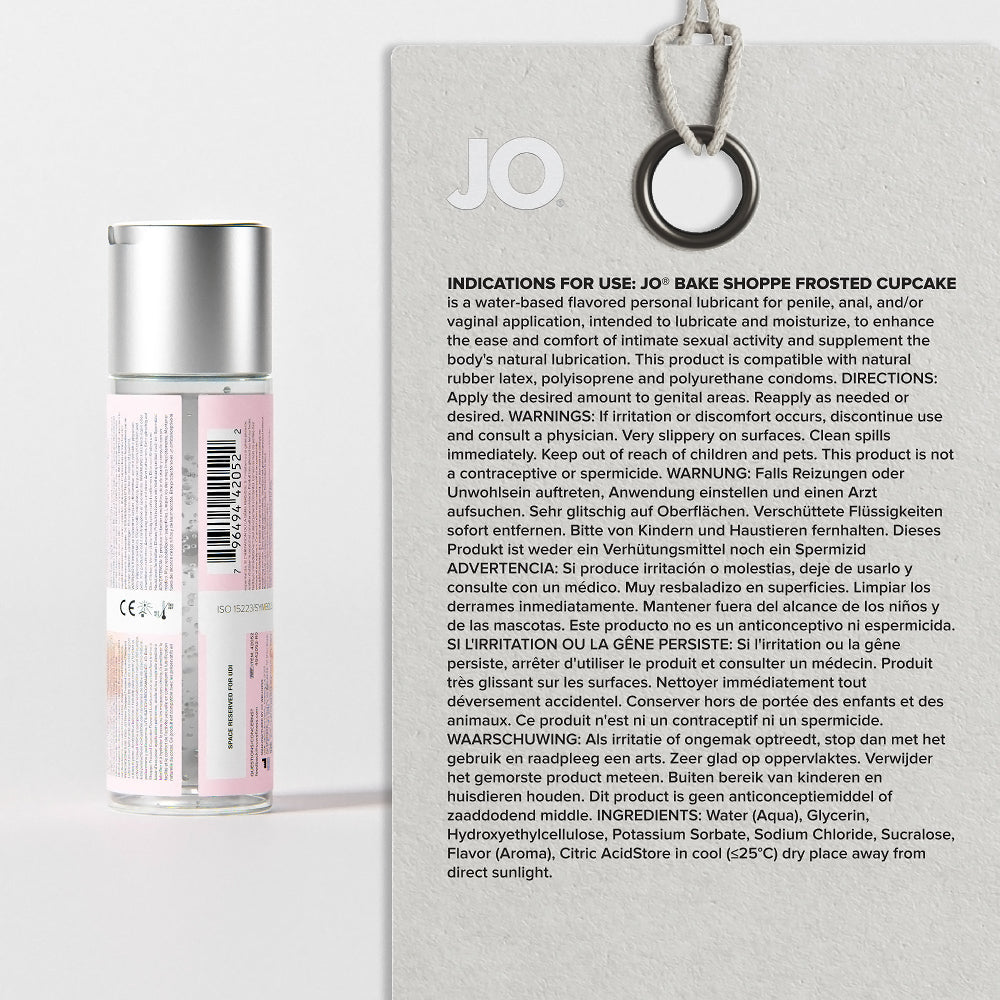 JO Bake Shoppe Frosted Cupcake Lube 2oz