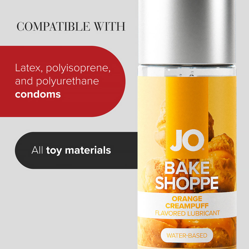 JO Bake Shoppe Orange Creampuff Flavored Water-Based Lubricant