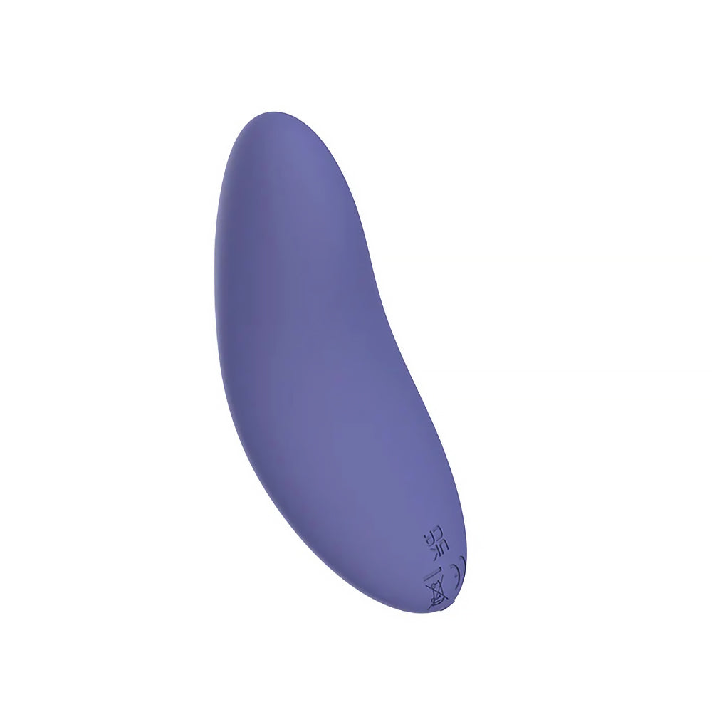 Spectrum Essentials Rechargeable Silicone Compact External Vibrator in Purple