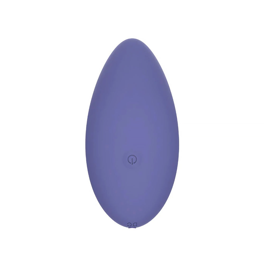 Spectrum Essentials Rechargeable Silicone Compact External Vibrator in Purple