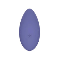 Spectrum Essentials Rechargeable Silicone Compact External Vibrator in Purple