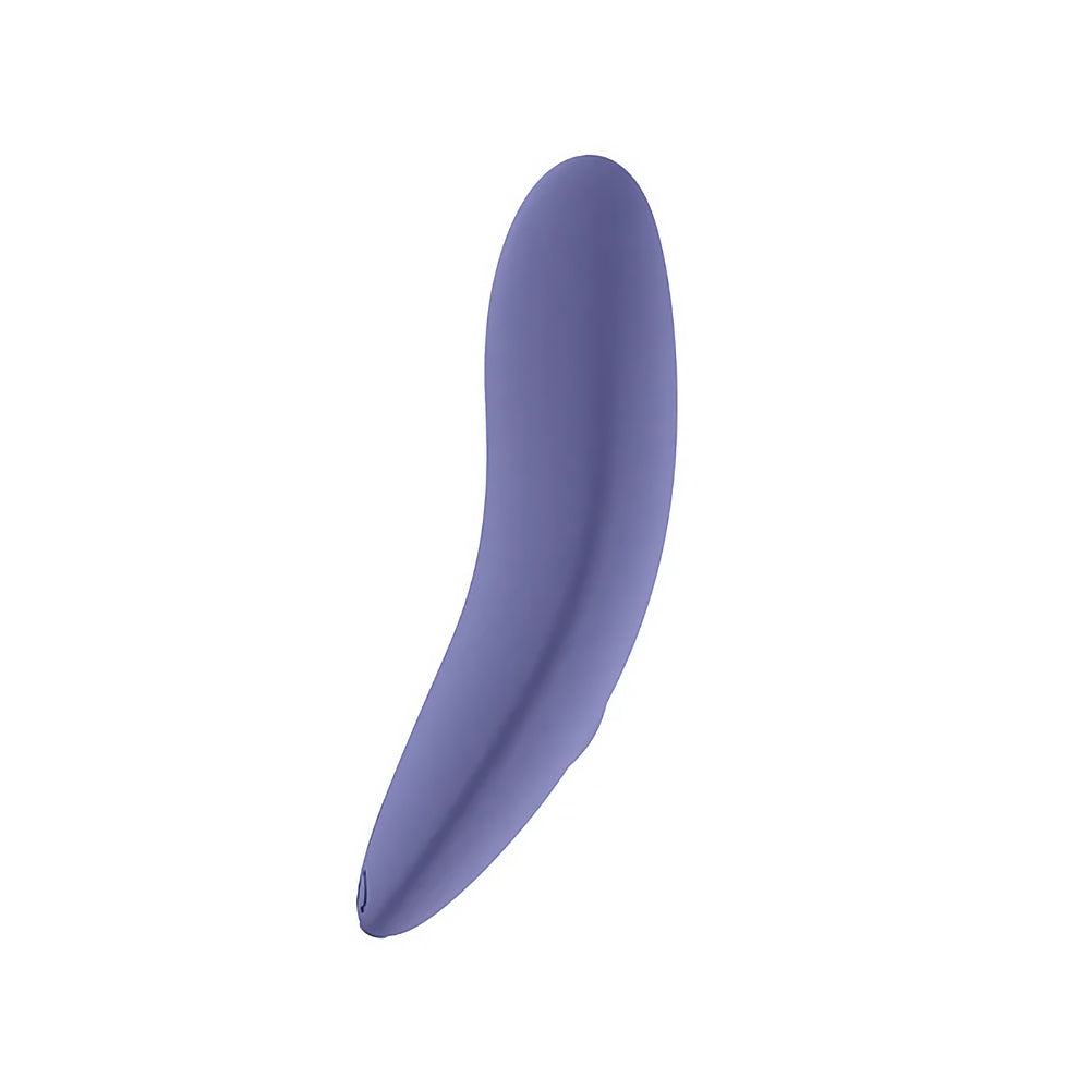 Spectrum Essentials Rechargeable Silicone Compact External Vibrator in Purple