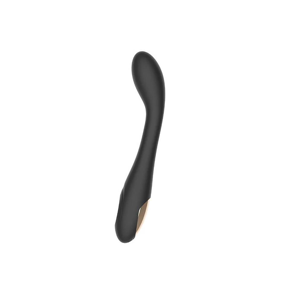 Spectrum Essentials Rechargeable Silicone G-Spot Vibrator - Black