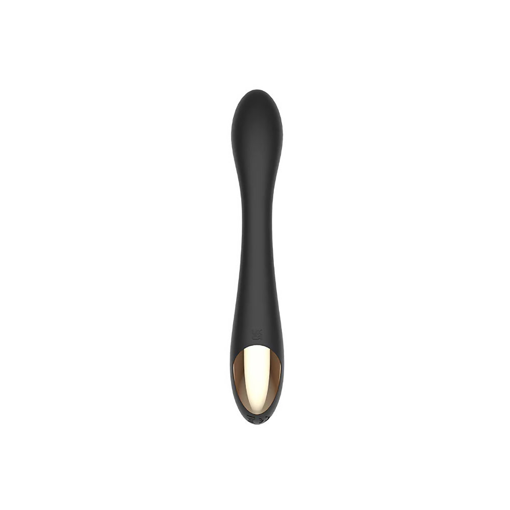 Spectrum Essentials Rechargeable Silicone G-Spot Vibrator - Black