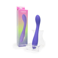 Spectrum Essentials Rechargeable Silicone G-Spot Vibrator - Purple