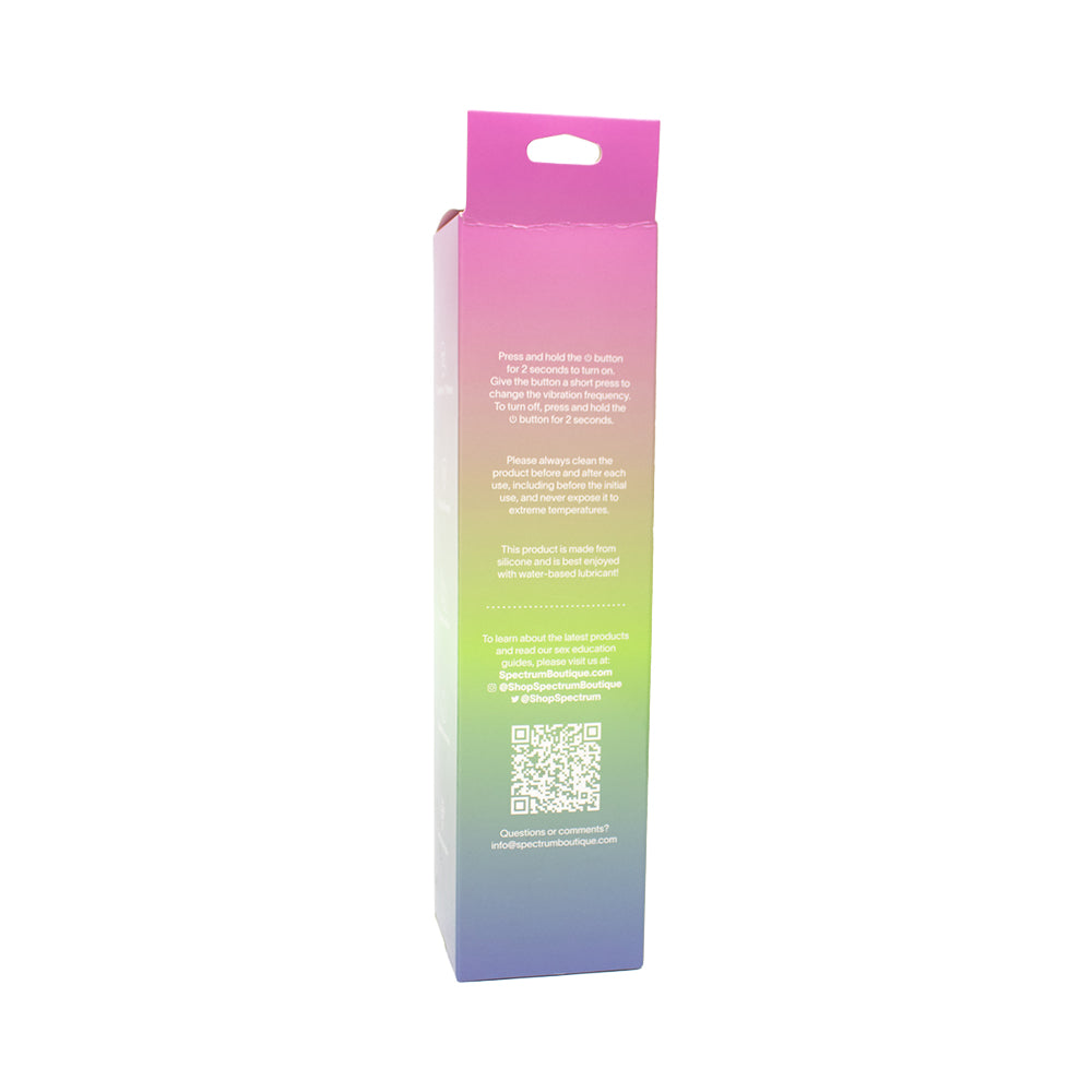 Spectrum Essentials Rechargeable Silicone G-Spot Vibrator - Purple