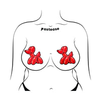 Pastease Red Balloon Animal Nipple Pasties