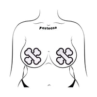 Pastease White Crossbone Breast Pasties