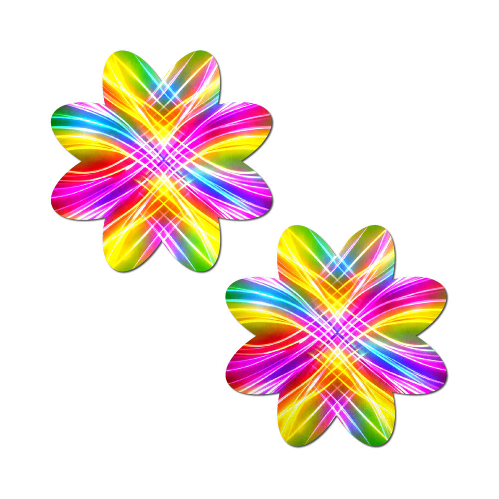 Pastease Electric Rainbow Nipple Pasties