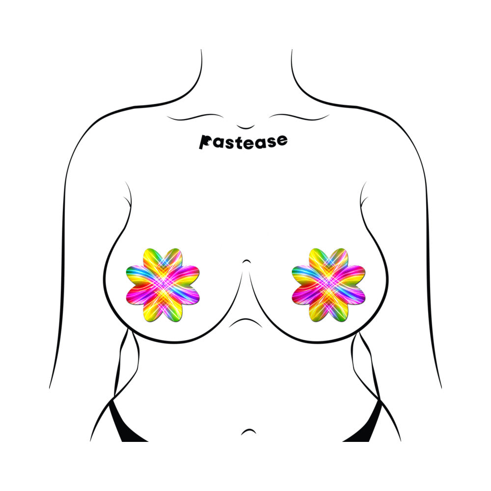 Pastease Electric Rainbow Nipple Pasties