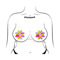 Pastease Electric Rainbow Nipple Pasties