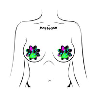 Pastease Vibrant Neon Splatter Nipple Pasties