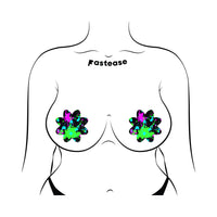 Pastease Vibrant Neon Splatter Nipple Pasties