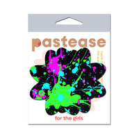 Pastease Vibrant Neon Splatter Nipple Pasties