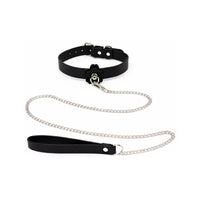 Heat Tease Flower Collar in Black/Pink