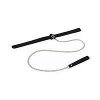 Heat Tease Flower Collar in Black/Pink