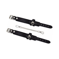 Heat Tease Flower Cuffs Black/Pink