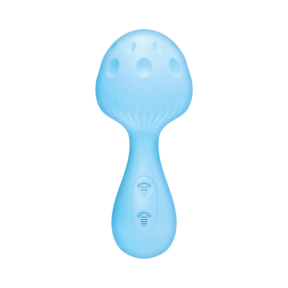 Sky Magic Mushroom Vibrator - Blue