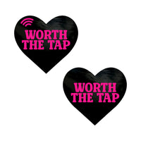 Neva Nude Heart Smart NFC Pasties - Hot Pink