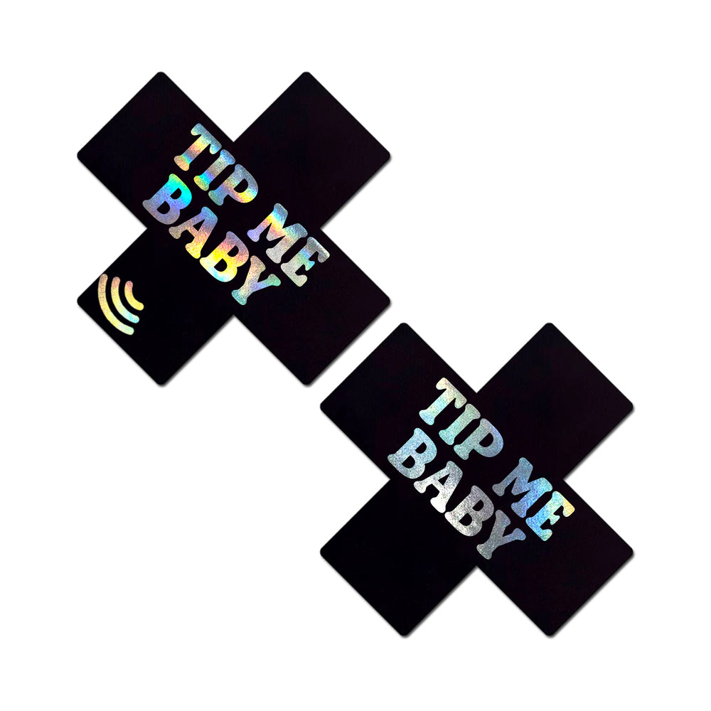 Neva Nude Tip Me Baby Holographic Smart NFC Pasties