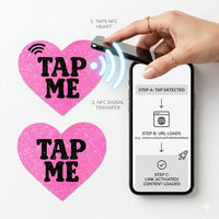 Neva Nude Tip Me Baby Holographic Smart NFC Pasties