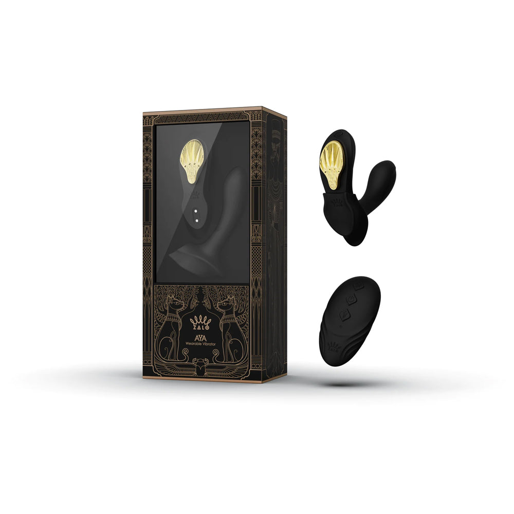 Zalo Legend Series Aya Obsidian Black Vibrator