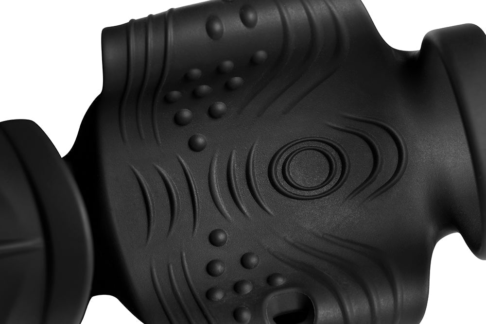 Advanced Helmet Humper Gyrating & Vibrating Silicone Masturbator