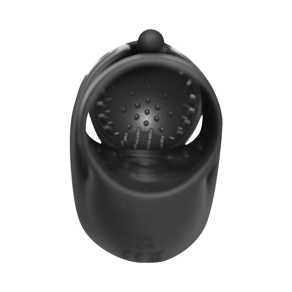 Advanced Helmet Humper Gyrating & Vibrating Silicone Masturbator