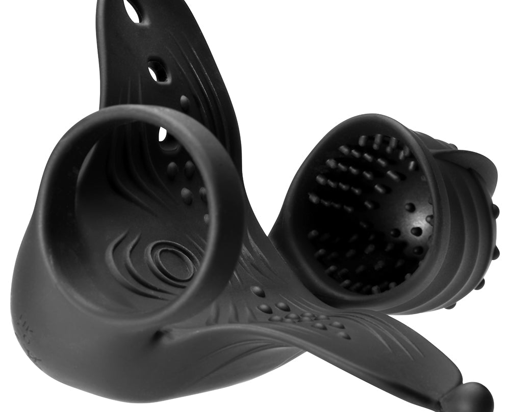 Advanced Helmet Humper Gyrating & Vibrating Silicone Masturbator