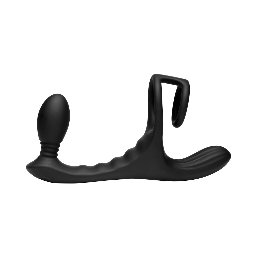 JOCK Enhancers Triple Rush Vibrating C-Ring & Anal Plug