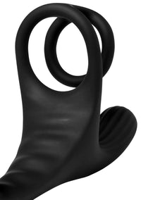 JOCK Enhancers Triple Rush Vibrating C-Ring & Anal Plug
