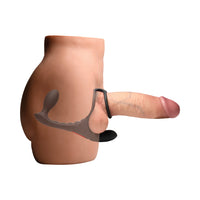 JOCK Enhancers Triple Rush Vibrating C-Ring & Anal Plug
