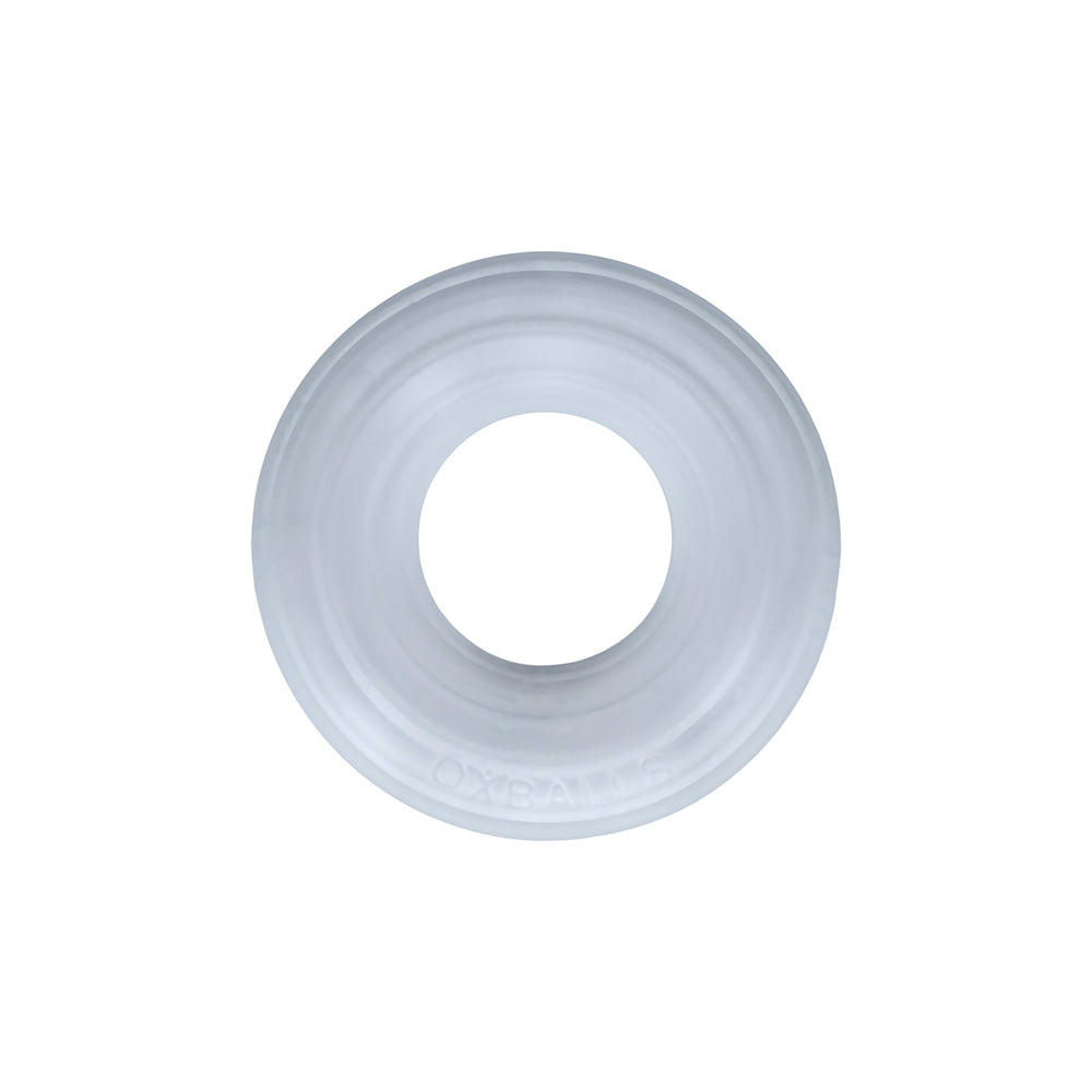 Hunkyjunk Roto Grooved Gripper-Ribbed Cockring Clear Steam