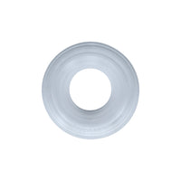 Hunkyjunk Roto Grooved Gripper-Ribbed Cockring Clear Steam