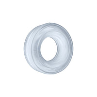 Hunkyjunk Roto Grooved Gripper-Ribbed Cockring Clear Steam